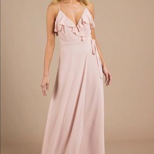 Tobi Kristen Blush Wrap Maxi Dress